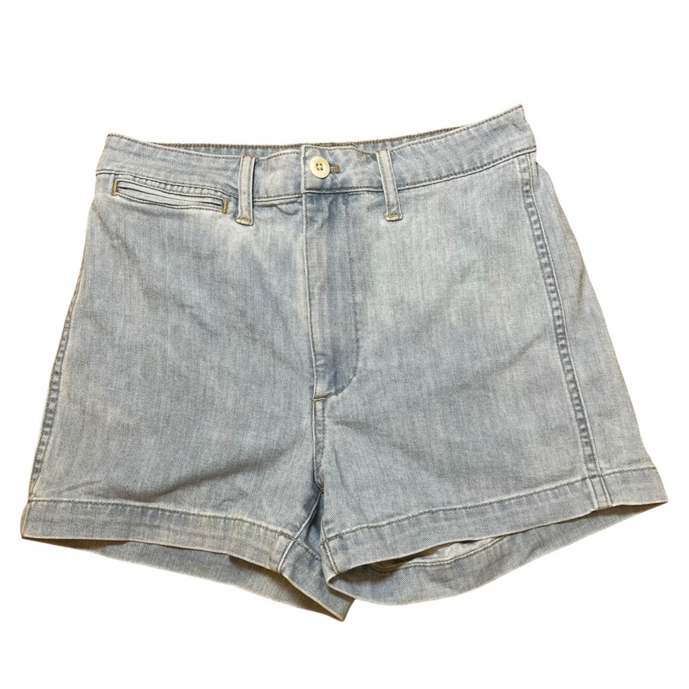 Madewell Light Wash Denim Shorts Size 27 High Rise Jean Shorts